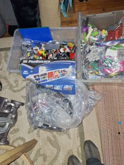 Close to 40 lb mega building  bloks/ sets