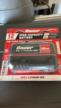 Bauer battery 20v