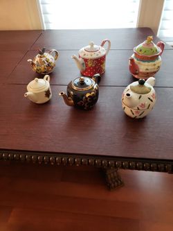 6 - Piece Collection Of Teapots 