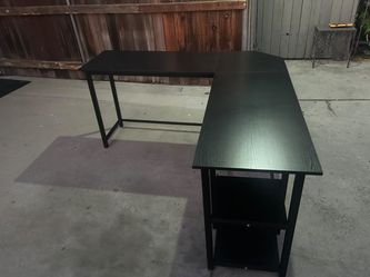 LIKE NEW BLACK DESK