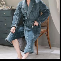 Winter Mens Heavy & Thick Terry Bear Robe XXXL