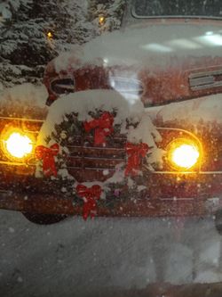Christmas canvas picture