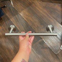 Silver Towel Bar