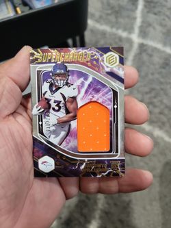Javonte Williams  supercharge rookie  number 030/199  patch football card