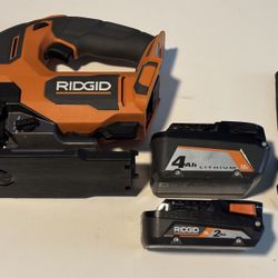 Ridgid Brushless Jigsaw / 2 batteries