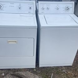WASHER AND ELECTRIC DRYER
