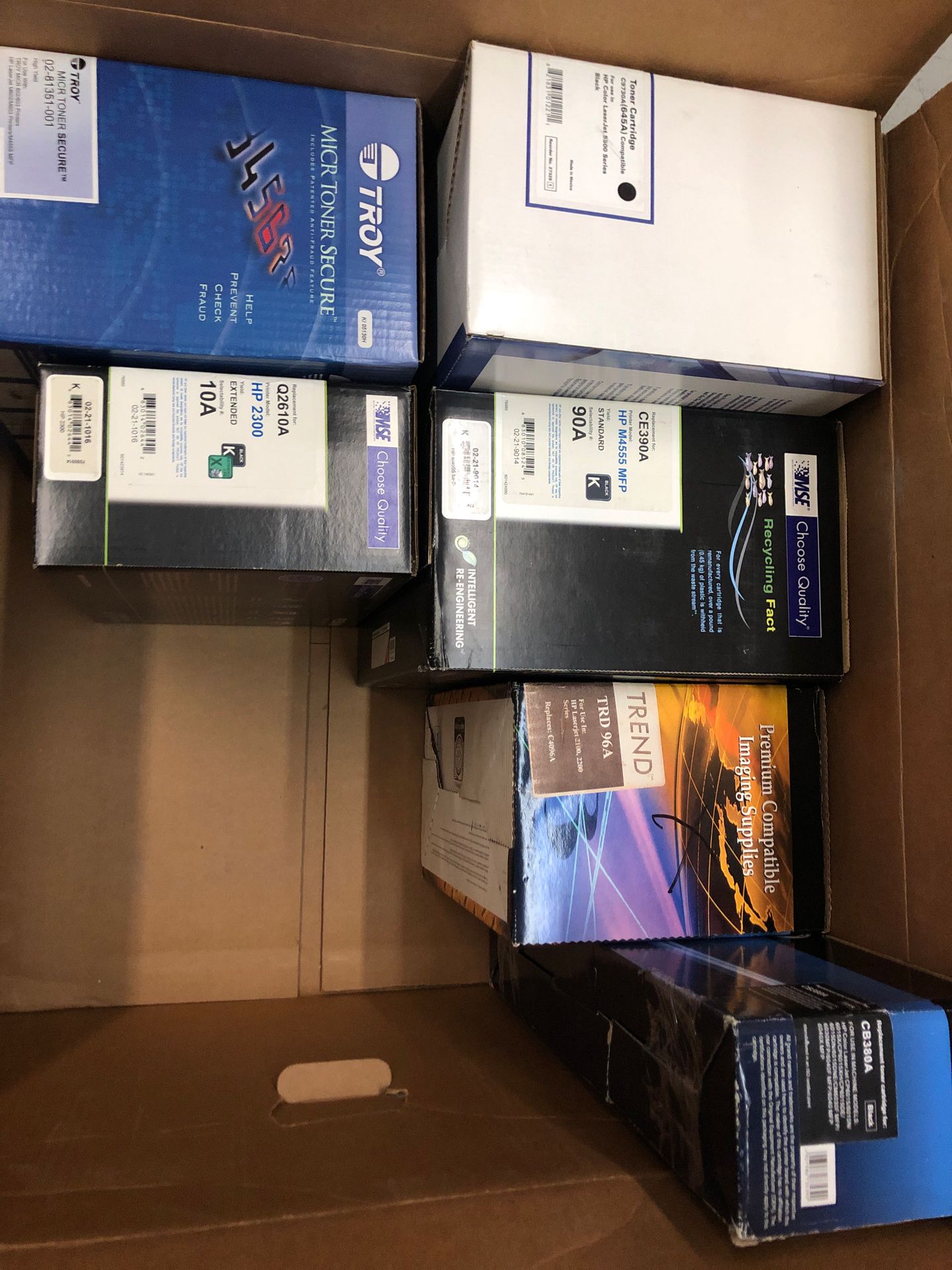 Hp toner or compatible a lot of micr toner for checks and stuff micr toner is expensive obo