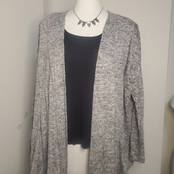 Size Xs Fits Like Small Gray Cardigan 