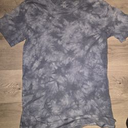 Woman's navy blue silk smooth shirt