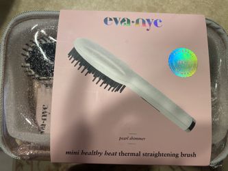 EVA-NYC White Heat Thermal Mini Straightening Brush