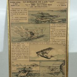 1917 LE DOMAINE DE L’AIR- No 210 LES HYDRAVIONS PLANCHE No 5 