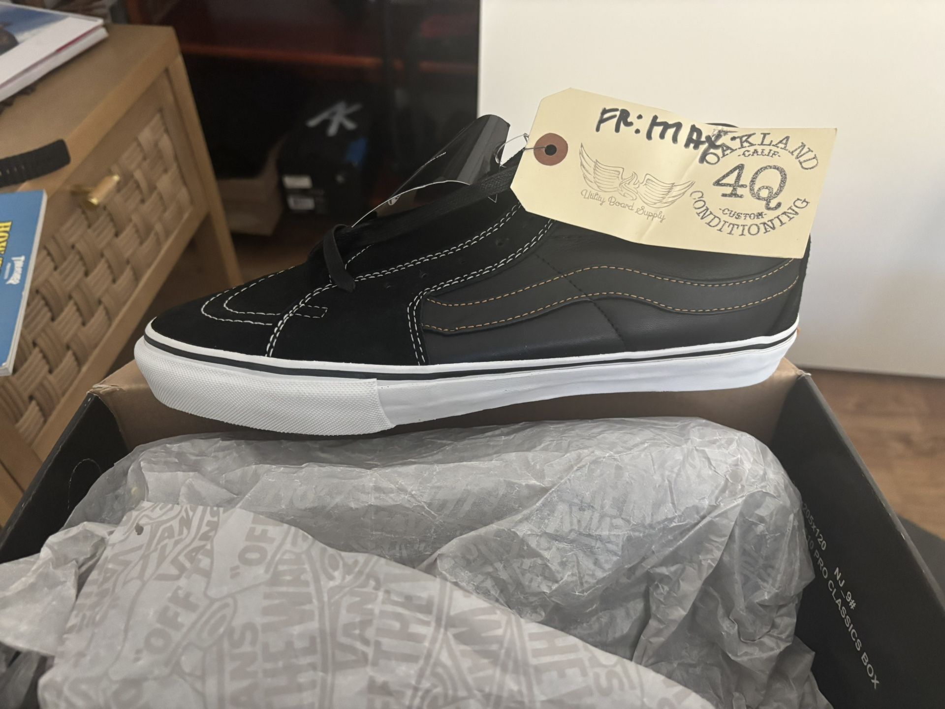 Vans SK8 Mid 4Q Collab Shoe. Sz11.5