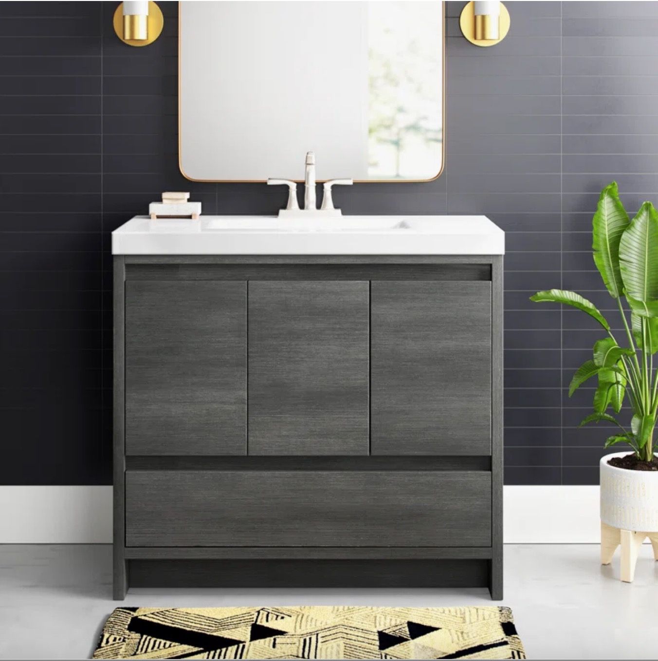 36'' Bathroom Vanity with Sink included