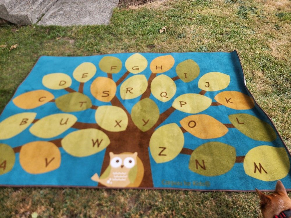 Owl- Phabet Tree Carpet For Kids.