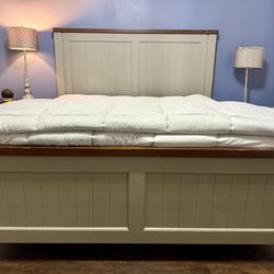King Sized Bed Frame and Nightstand
