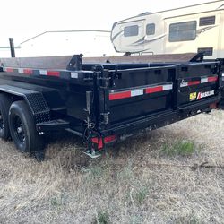 Baseline HDU 207 16x7 Diamond C Dump Trailer