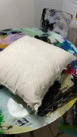 White Square Throw Pillow Insert