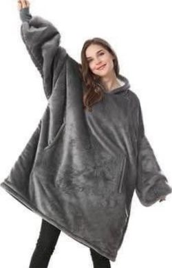 Wearable Blanket,Oversized Hoodie,Blanket Hoodie, w/ Cozy Warm Soft,Unisex Blanket, Oversized Sweatshirt Size Fits All, Venustas Wearable Blanket. Gr