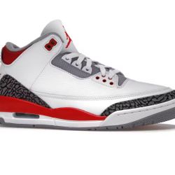 2022 Air Jordan 3 Fire Red 