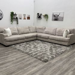Cream Sectional Couch - Free Delivery 