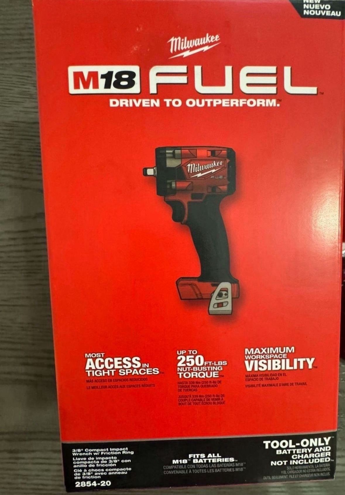 Milwaukee M18 Impact Driver 3/8 Drive