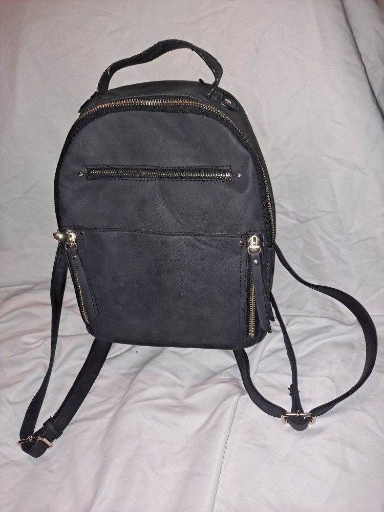 Black Backpack Purse