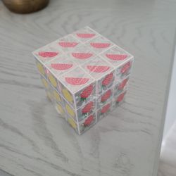Fruit Theme Vintage Rubik's Cube 