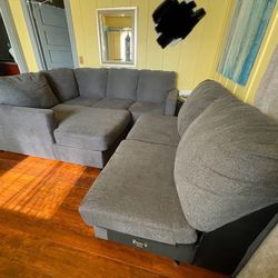 Sectional Sofa + Coffee Table 