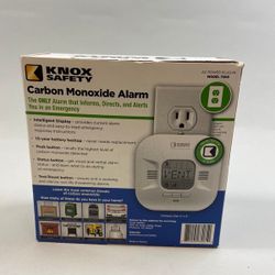 NEW Knox Safety Monoxide Detector, Model 7200