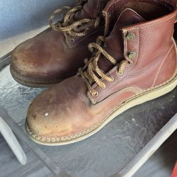Durable Georgia Boot 6" USA Wedge Steel Toe Work Boots - Men's Size 12 W