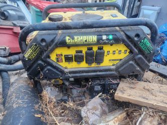 Champion 9000W Dual Fuel Generator – Under 200 Hours – Electric Start 700obo