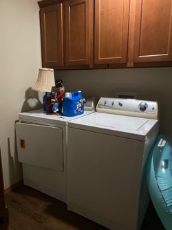 Washer and dryer set