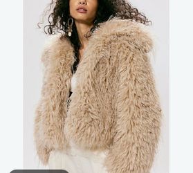 Shein furr coat new size large