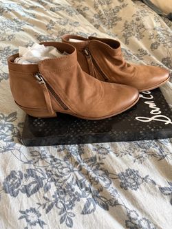 Sam Edelman Size 9 Tan Leather Ankle Booties
