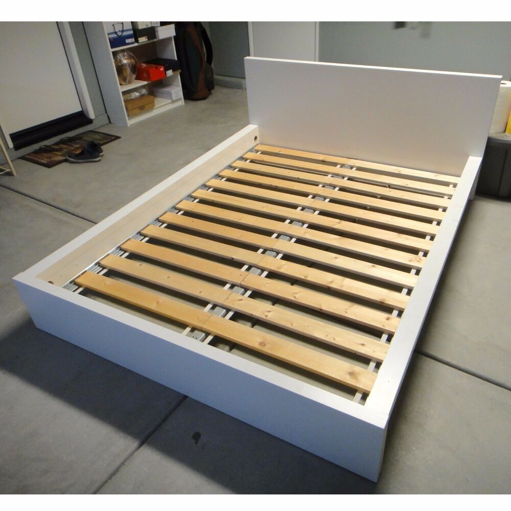 IKEA MALM White Queen Bed Frame