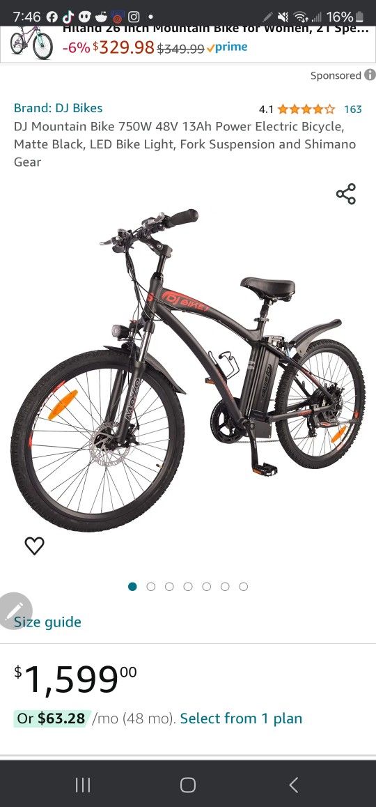 48v 13ah Dj Electric Bike Ebike