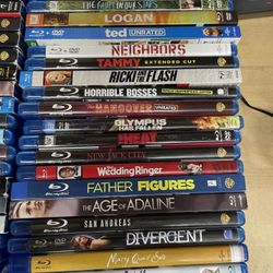 Blu-Ray Dvds $1 Each 