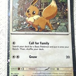 Black Star Promo Eevee 