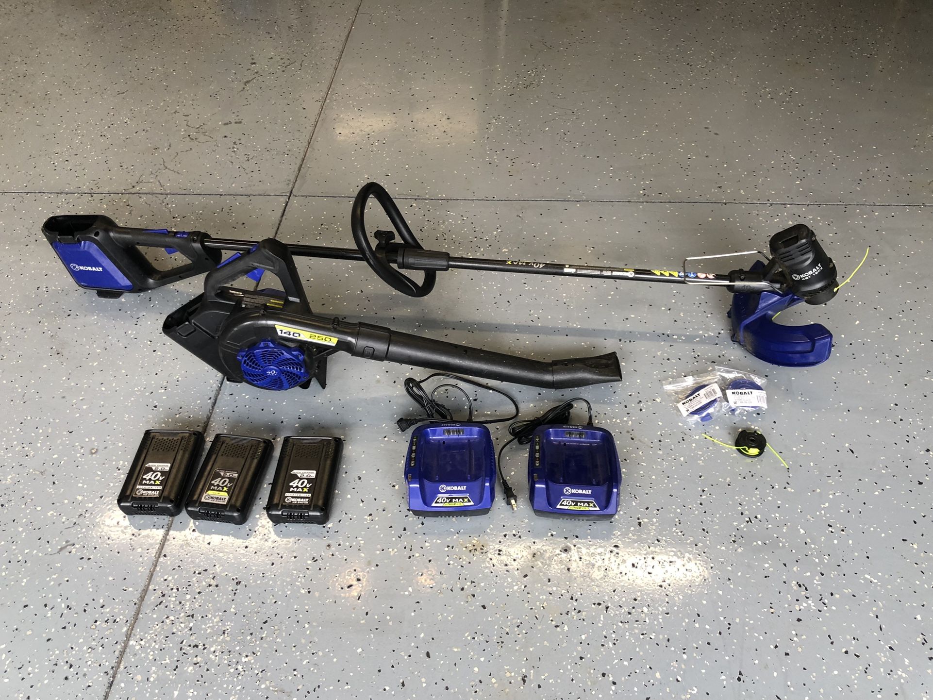 Kobalt 40 Volt String Trimmer and Blower for Sale in Kernersville, NC