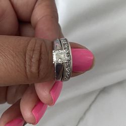 5.5 Carat Princess Cut Diamond Ring 
