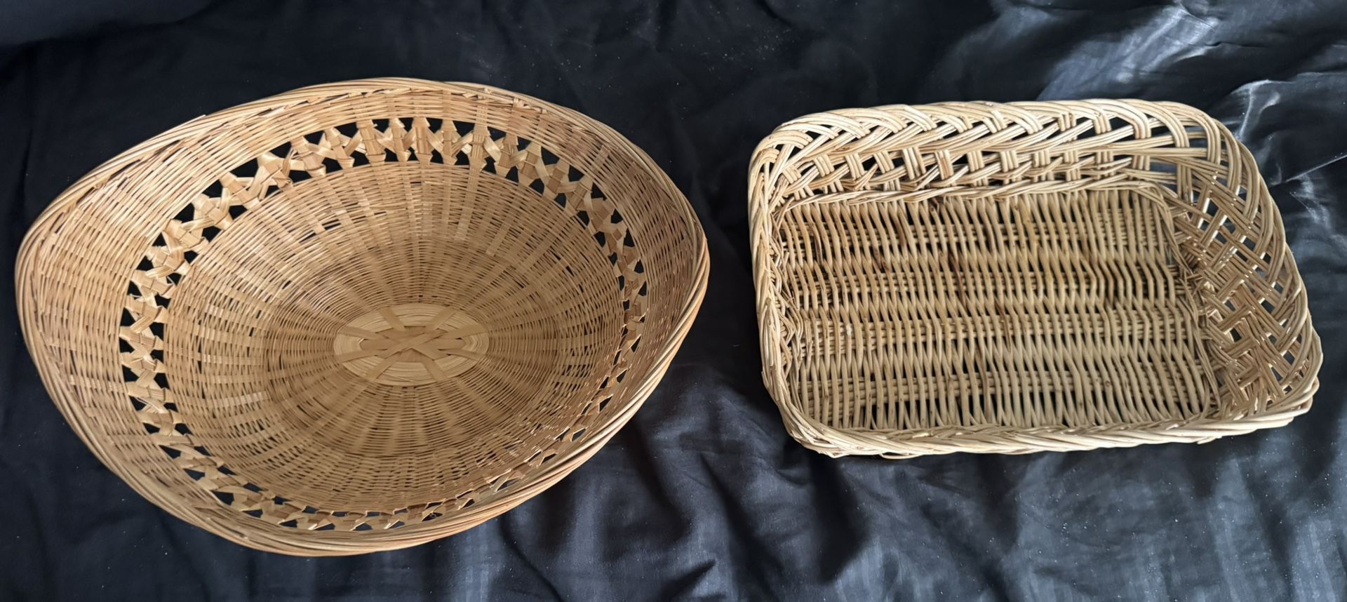 3 Wicker Baskets and a Picture