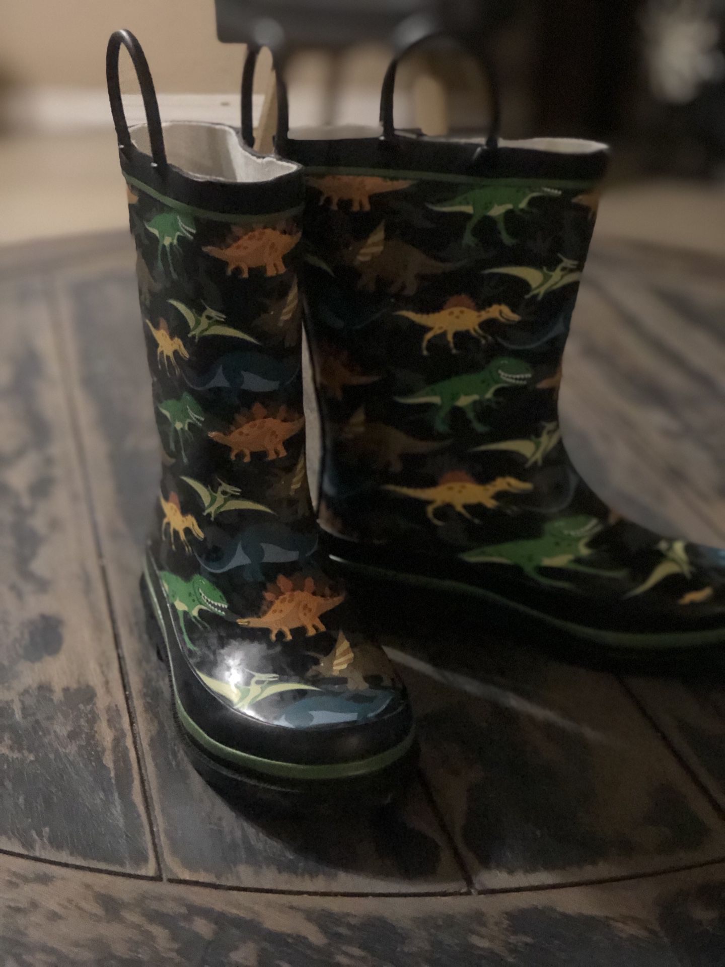 Rain boots dinosaur size 11/12 brand Western Chief . Botas de lluvia dinosaurio size 11/12 Western Chief