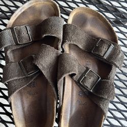 Birkenstock Brown Suede Arizona