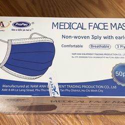 Disposable Face Mask 3 Ply - Medical 