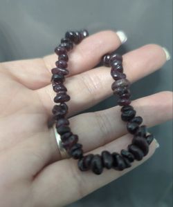 Garnet Stretch Bracelet 