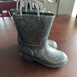 Toddler Girl Western Chief Sparkle Rain Boots Size 9 