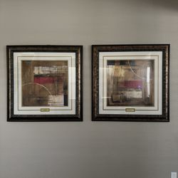 Framed Abstract Art Set