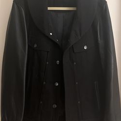 Men’s Leather/denim Jacket. Chambers DTLA. Size M