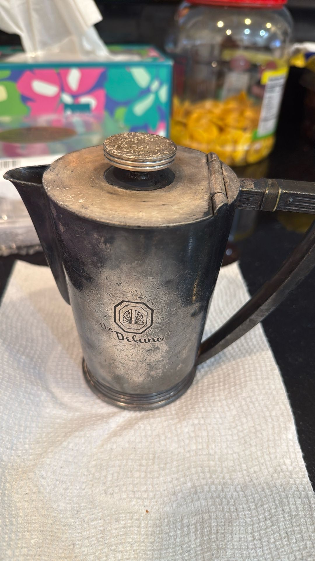 Delano Hotel Pitcher. From 1940s