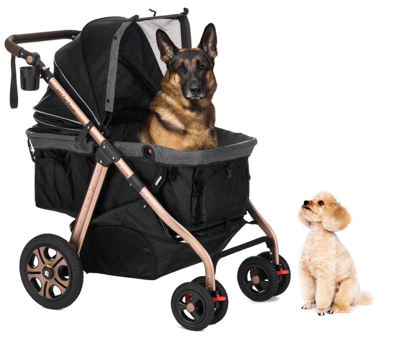 HPZ Pet Rover Titan HD Pet Stroller For Large Dogs Up To 100 Lbs